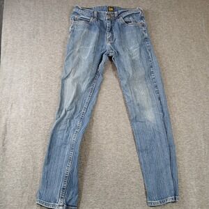 Lee Regular Fit Jeans Mens 30x32 Blue Straight Leg Denim 2008984